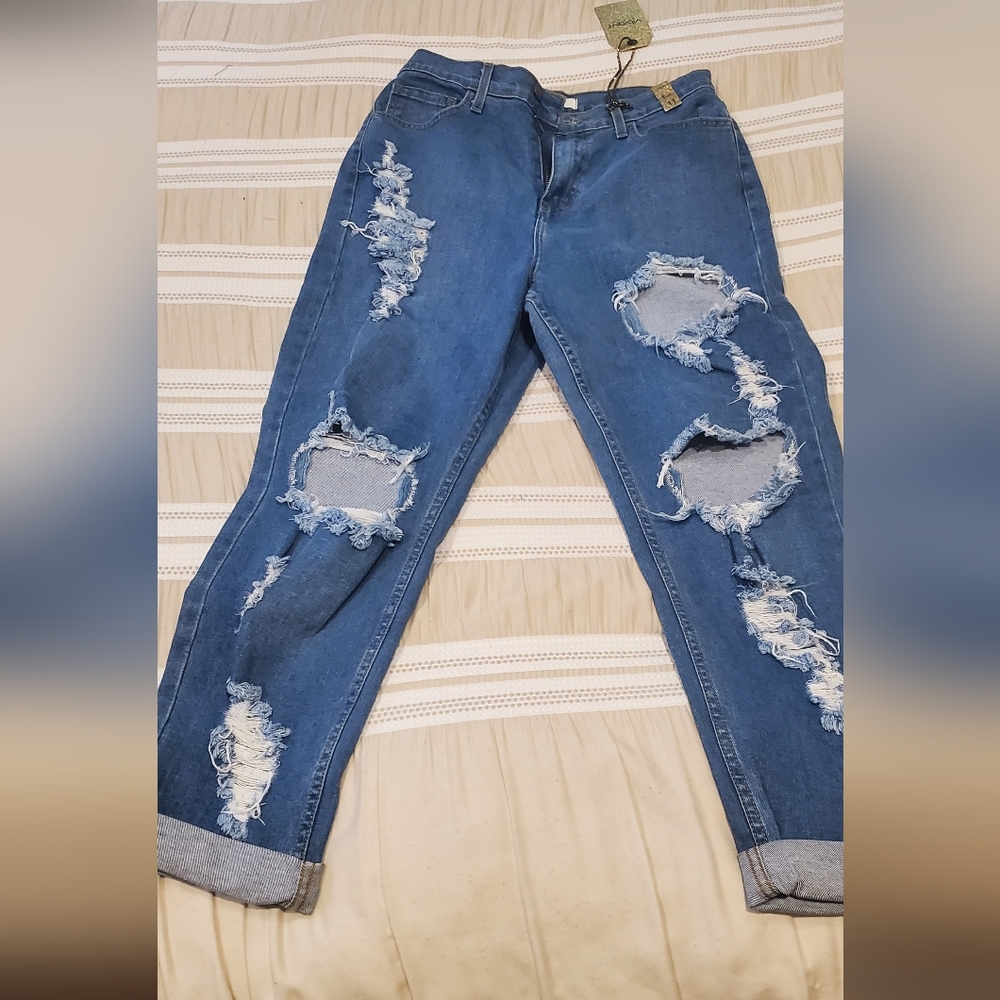 Vibrant boyfriend  Jeans